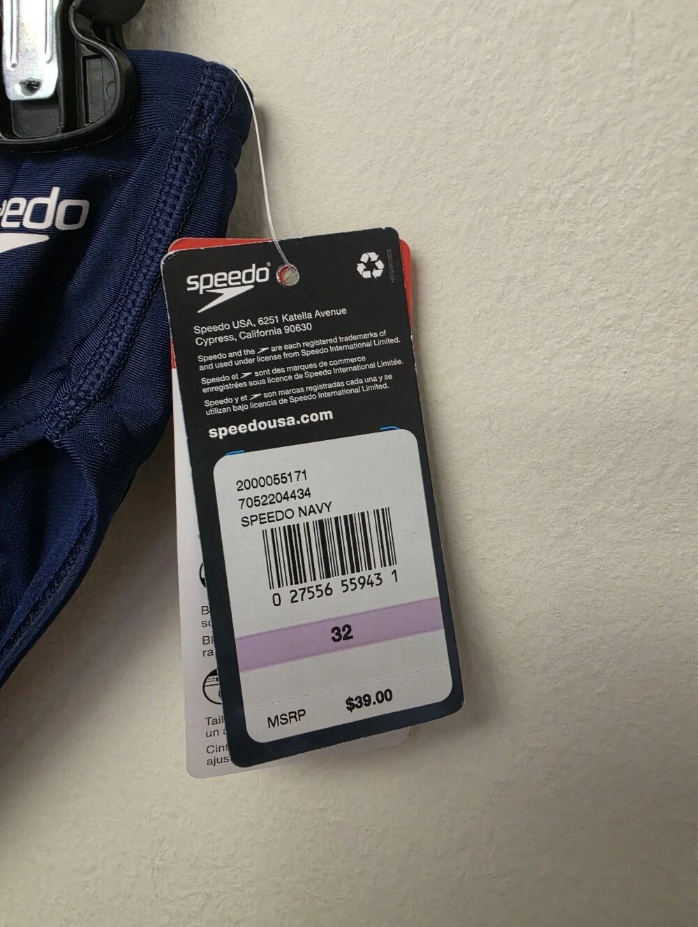 Speedo Mens ProLT Solid Swim Brief Navy Blue 32
